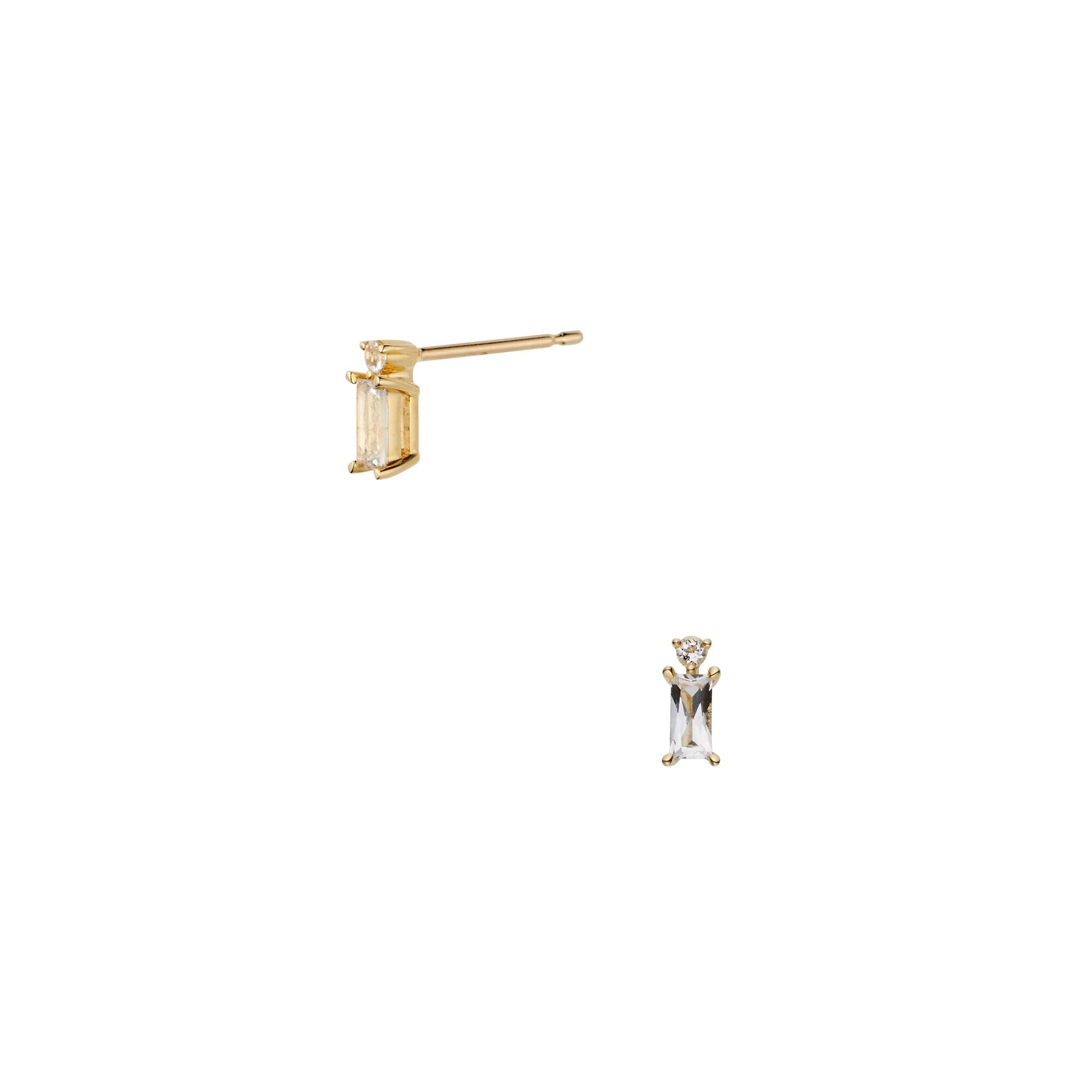 Vendome Aoyama ホワイトトパーズ ピアス