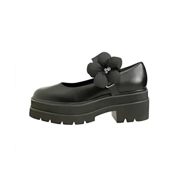 CALNAMUR 2WAY FLOWER CLIP PLATFORM LOAFERS