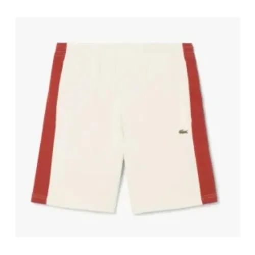 Lacoste サイド&バックヨーク切り替えスウェットショーツ