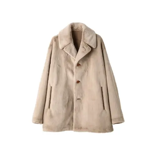 TAKAHIROMIYASHITATheSoloist. faux fur sack jacket.
