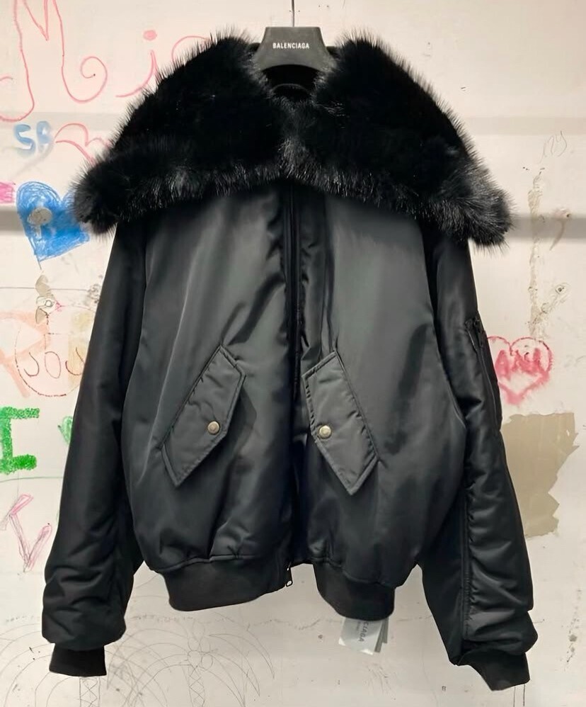 Balenciaga 25ss Hooded Bomber