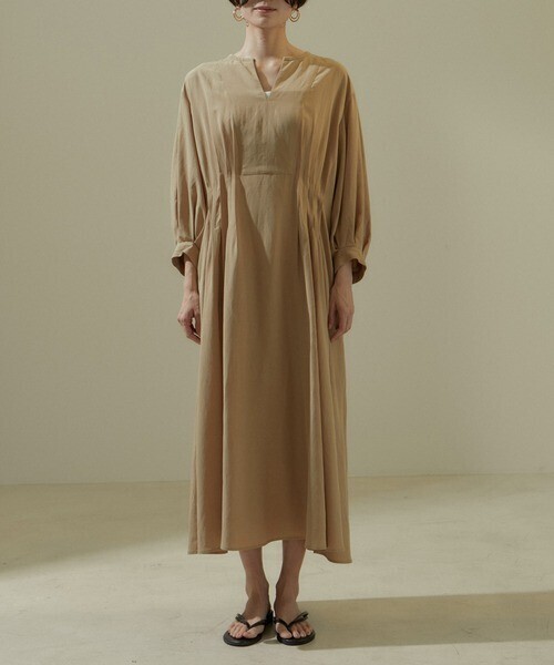 SALON adam et rope' [24SS]ウエストタックワンピース