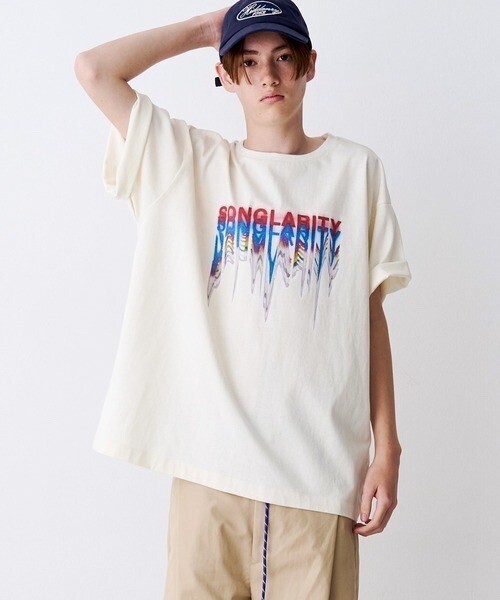 SeeSew 【UNISEX】PIGMENT RAINBOW TEE/ピグメントレインボーTシャツ