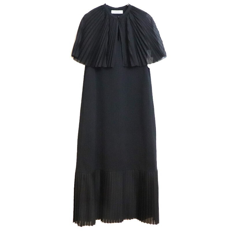 FUMIE=TANAKA FT pleats neck OP