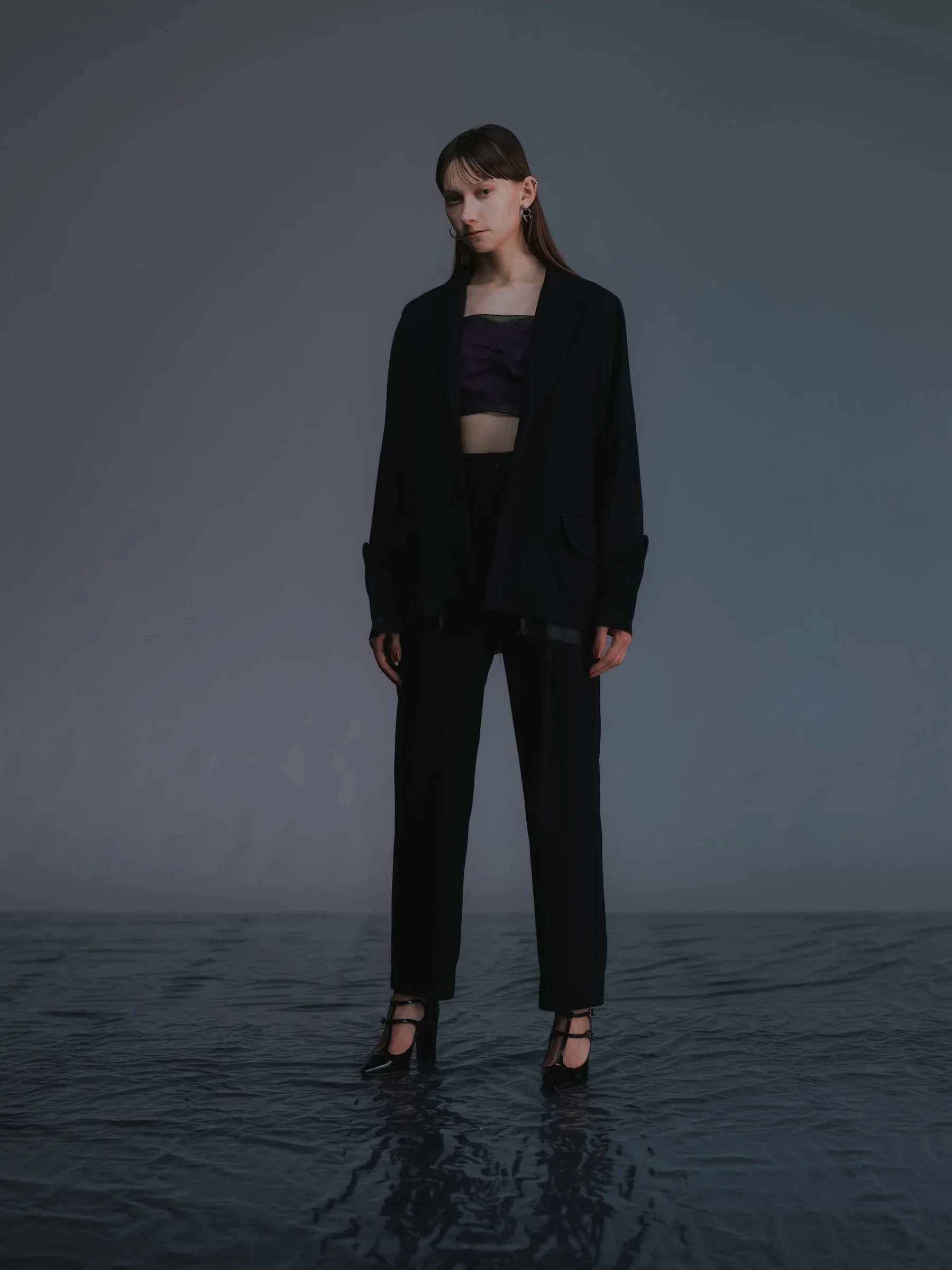 raiMu Dolman Sleeve Tailored Jacket