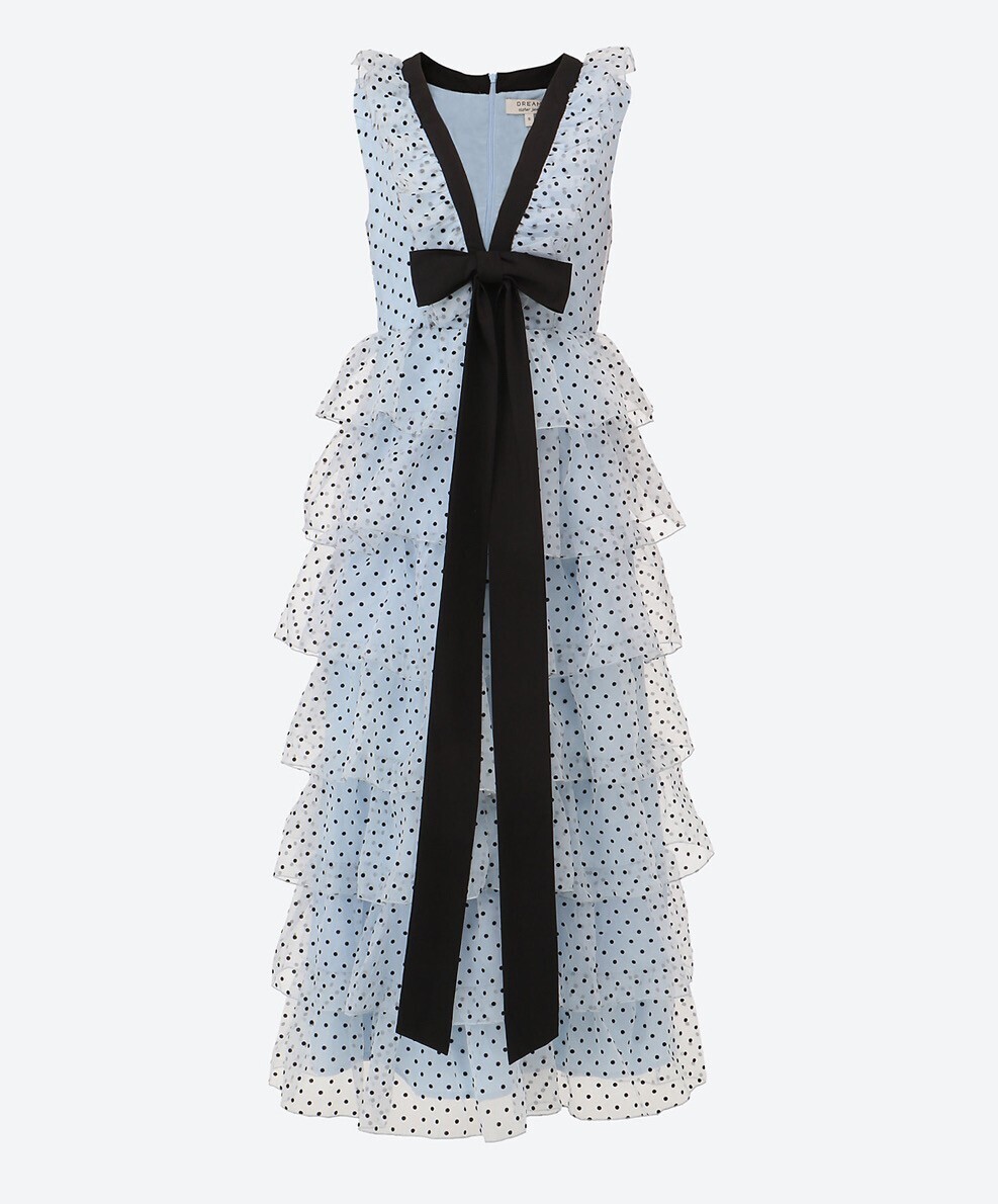DREAM sister jane Haven Ruffle Midi Dress 31SK03DRD622BLE