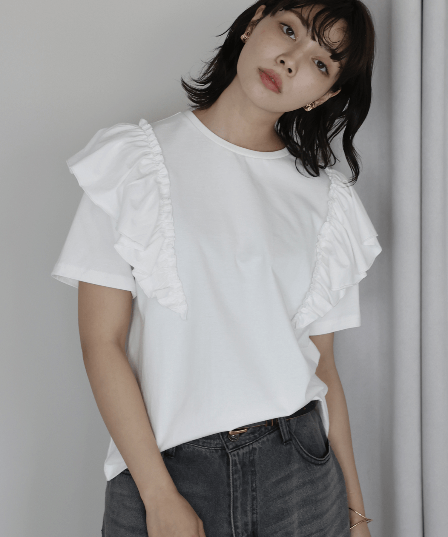 SOTT Frill T shirts フリルTシャツ