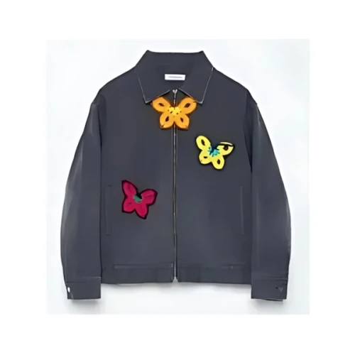 TENDER PERSON BUTTERFLY KNIT DETROIT JACKET