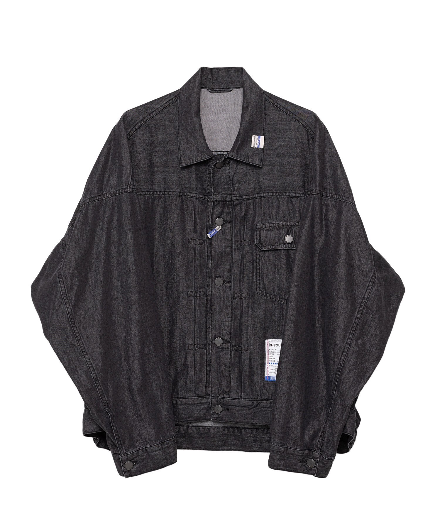 in・stru(men-tal). Cotton Tencel Denim Jacket
