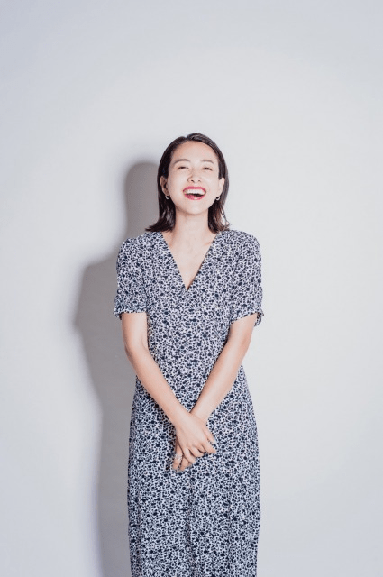 mite 小花柄ワンピース