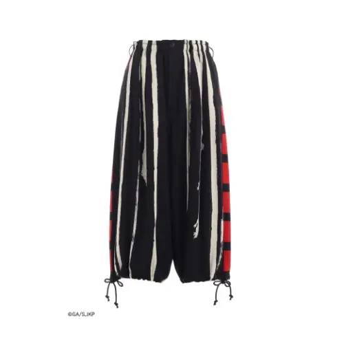 Ground Y × 呪術廻戦 Rainbow Dragon Striped Pants