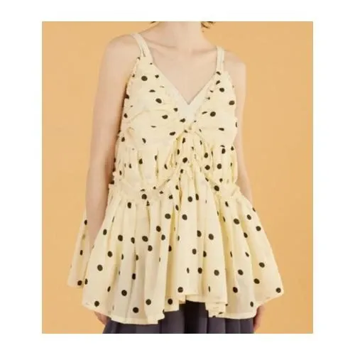 crinkle crinkle crinkle frill gather volume camisole