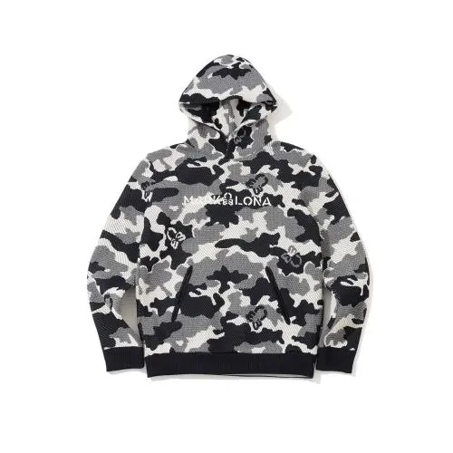 MARK & LONA Mercury Camo Jacquard Knit Hoodie