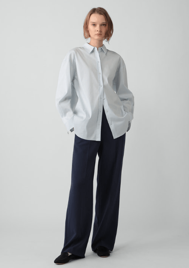 Theory ワイドプルオンパンツ Admiral Crepe