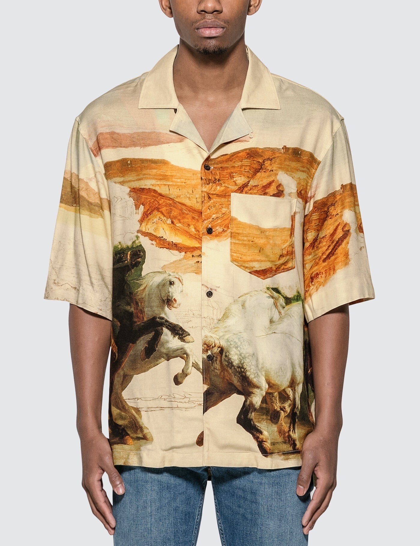 Acne Studios Horse Print Shirt