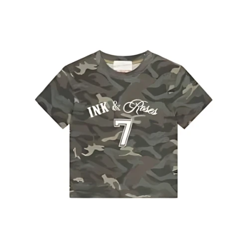 2000Archives Ink & Roses T (Vintage Khaki)