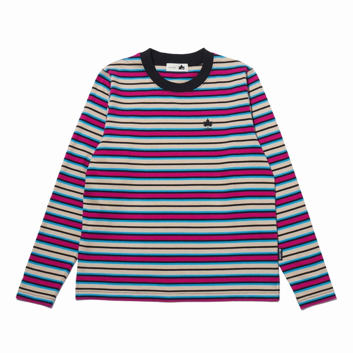 LOGOS ボーダーシンプリシティＴシャツ