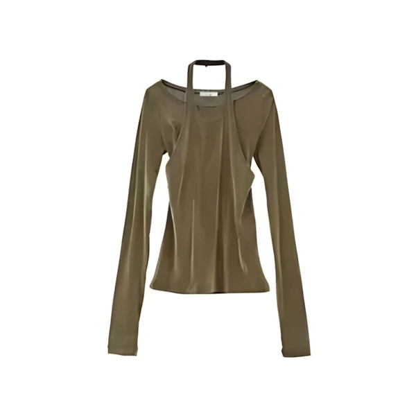 CLANE TULLE FLOCKY LAYERED TOPS