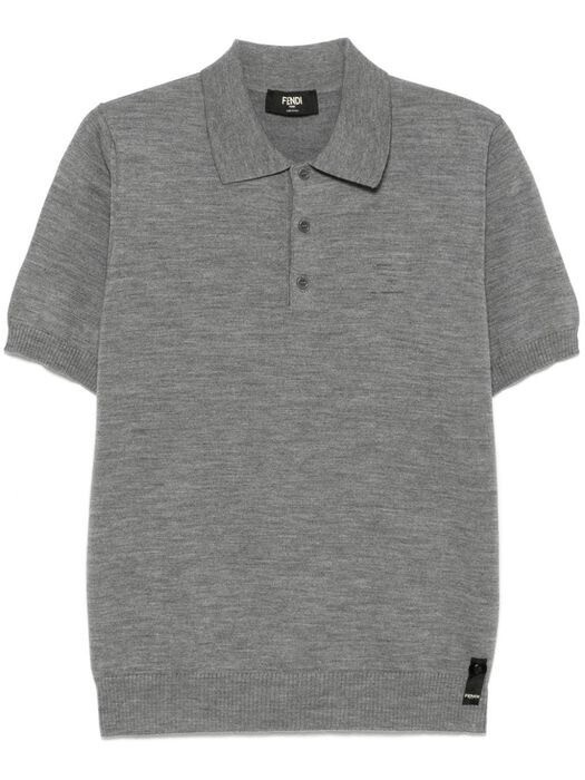 FENDI `FF` Embossed Polo