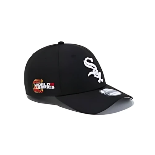 NEW ERA 9FORTY MLBワールドシリーズ シカゴ・ホワイトソックス サイドパッチ ブラック