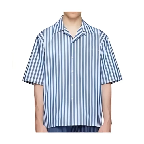 MARNI ストライプ オーガニックポプリン製シャツ