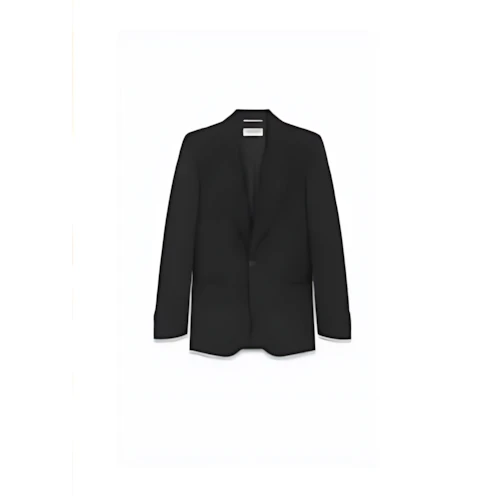 SAINT LAURENT ジャケット（ウールギャバジン／ストライプ）