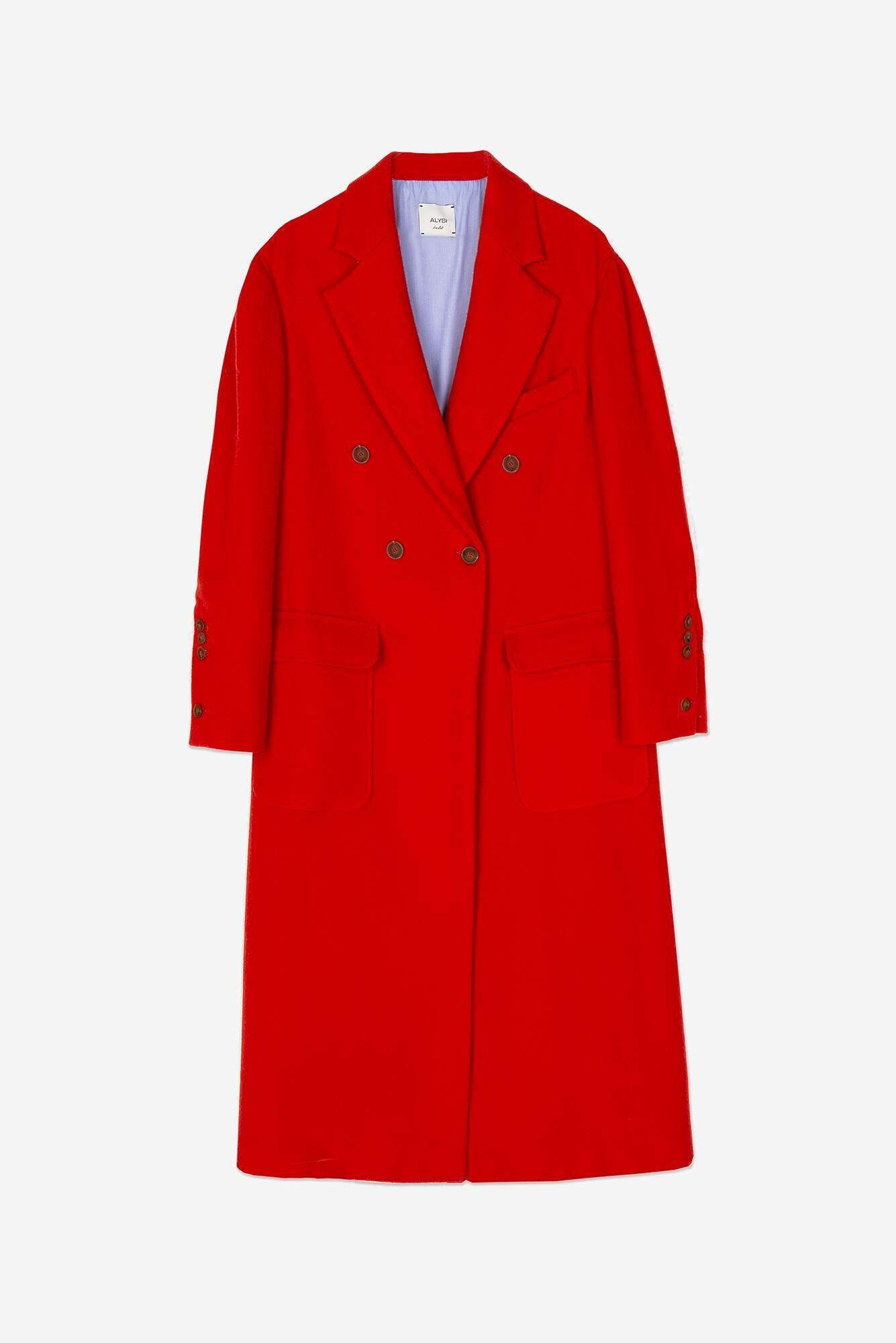 ALYSI DOUBLE BREASTED COAT