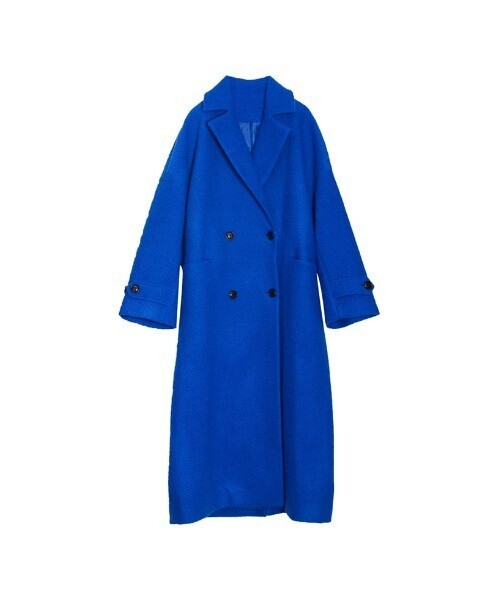 Re:EDIT [2023A/W COLLECTION]低身長サイズ有]オーバーサイズダブルブレストカラーコート