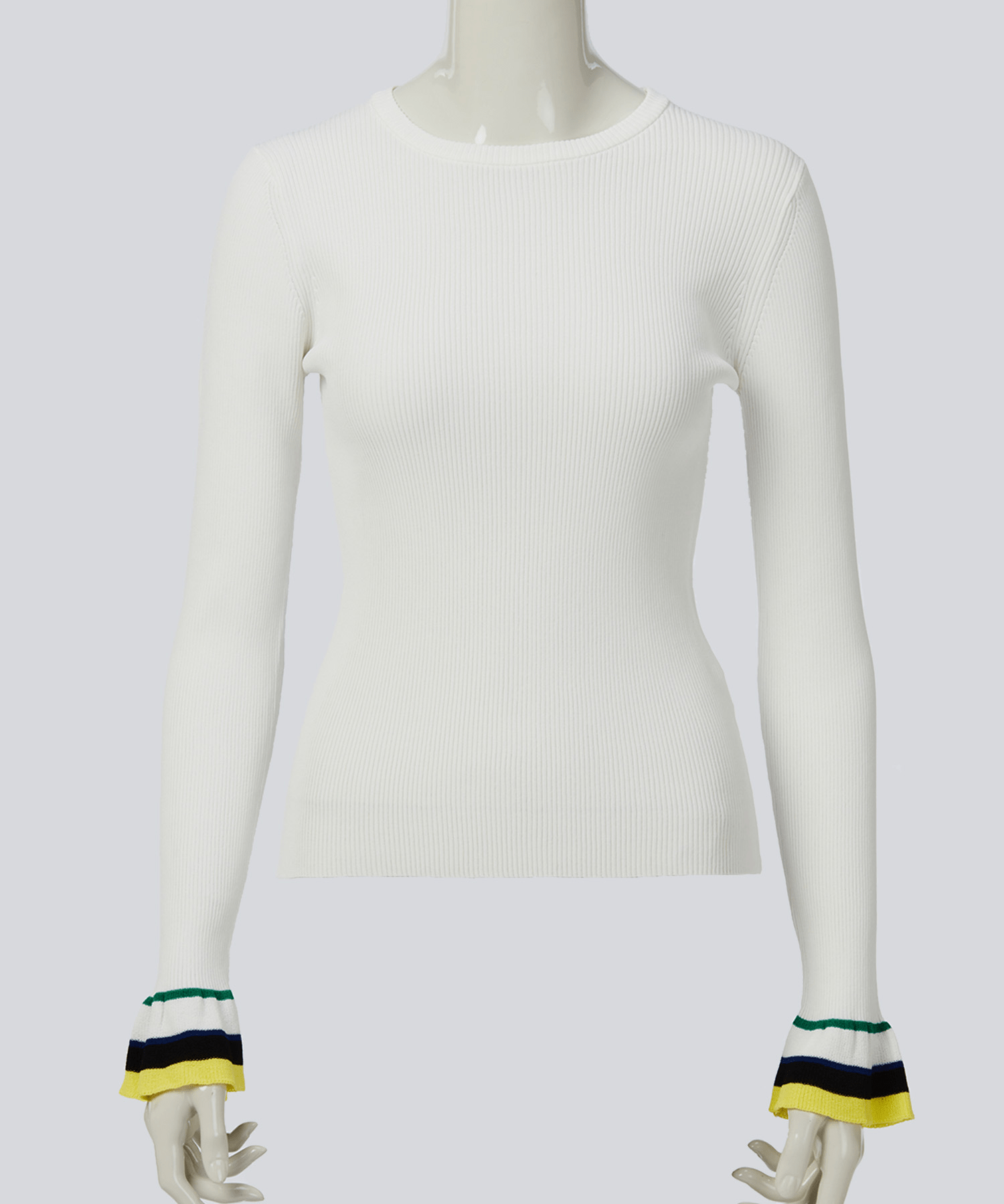 LAEMUSE FRILLED SLEEVE PULLOVER