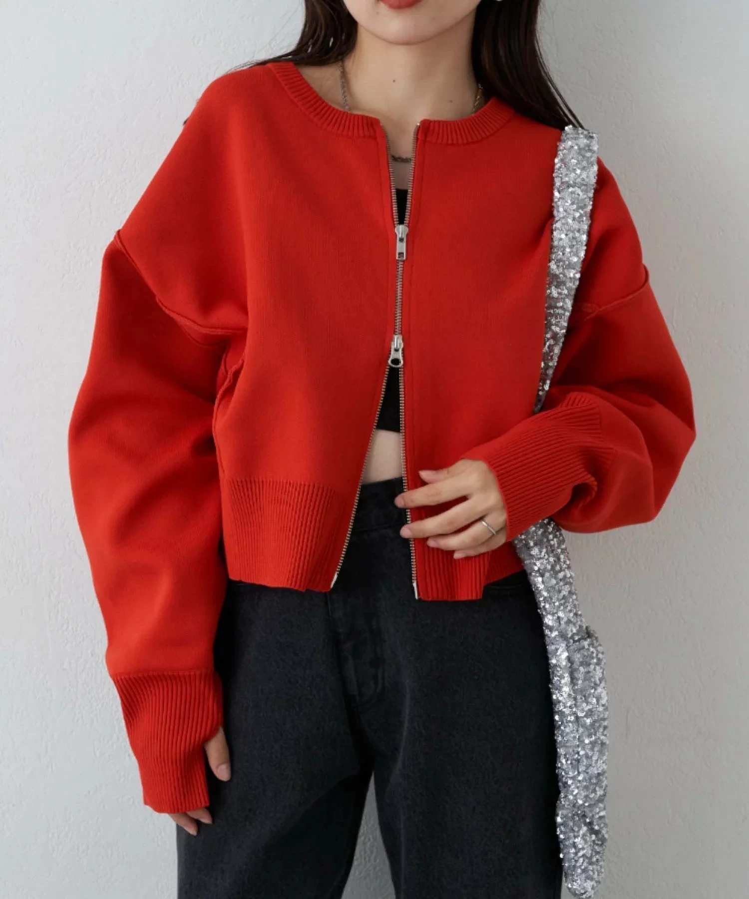 CIAOPANIC TYPY スポンディッシュ2wayZIPカーデ