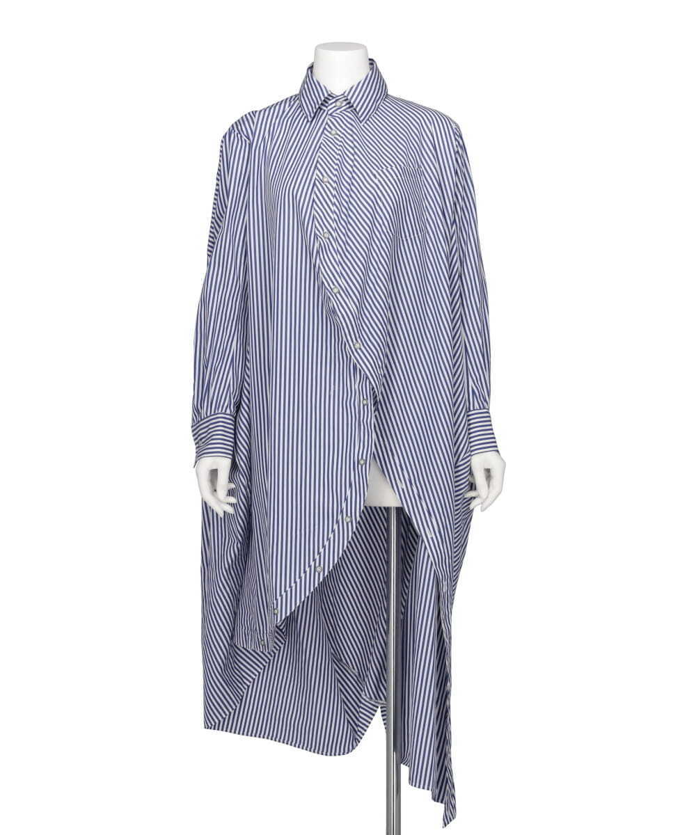 ANREALAGE BALL STRIPE SHIRT ONE PIECE