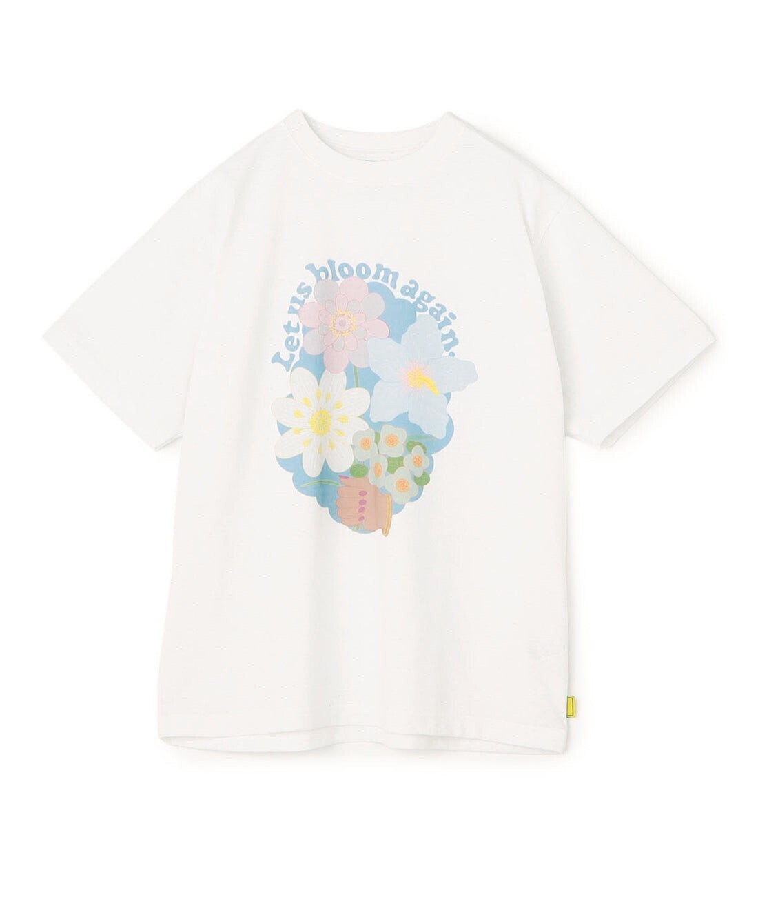 CLOUDY Lunch T-shirt BLOOM WHITE