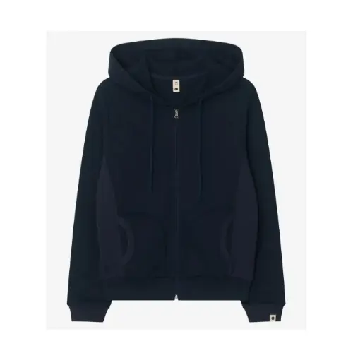 OHESHIO TWO-TONE WAFFLE HOODED ZIP-UP