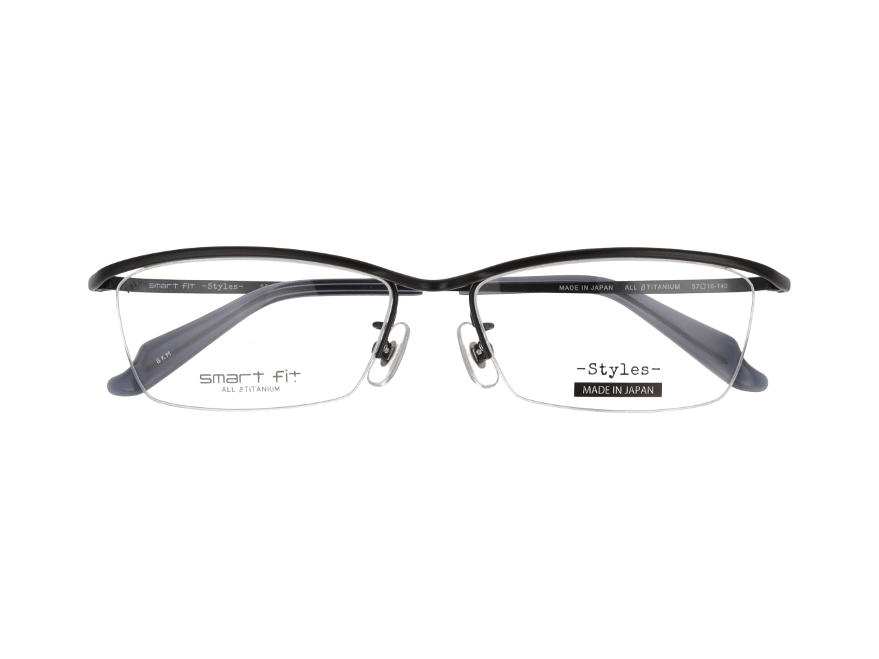 メガネのアイガン smart fit -Styles- SF-8001 Col.3【ブラック】