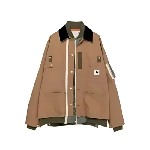 sacai × Carhartt WIP Canvas x MA-1 Jacket Michigan