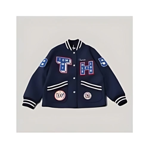 Tommy Hilfiger カレッジウールブレンドバーシティジャケット