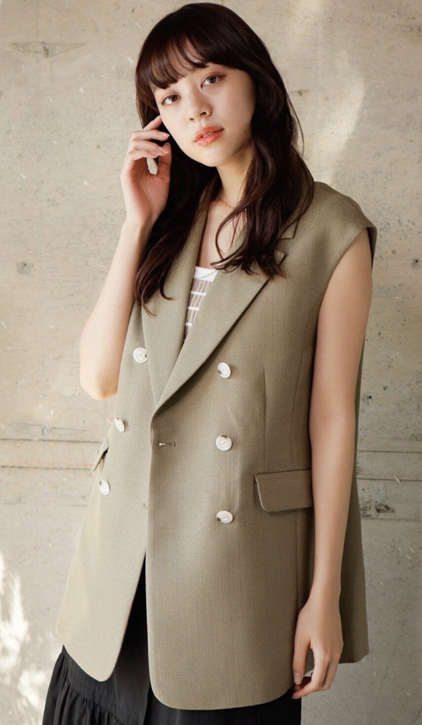 LADYMADE リネンライクジレ