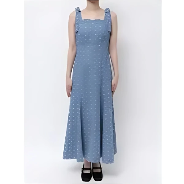 CALNAMUR DENIM JACQUARD FLOWER OP