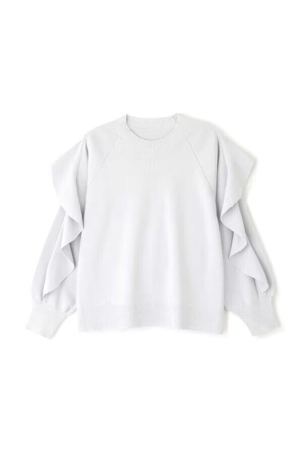 ADORE ラッフルニットトップス