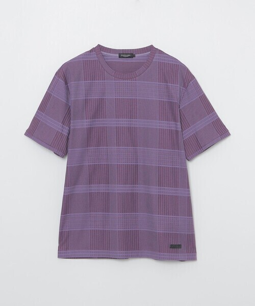 BLACK LABEL CRESTBRIDGE ハリヌキシャドーチェックTシャツ
