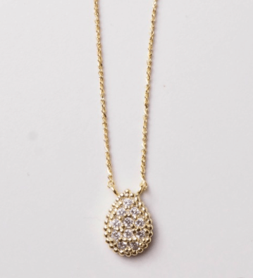 VATSURICA 【t-1257N⑤】ニッケルフリースクリューチェーンネックレス
