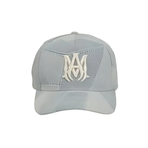AMIRI DENIM PATCHWORK CAP