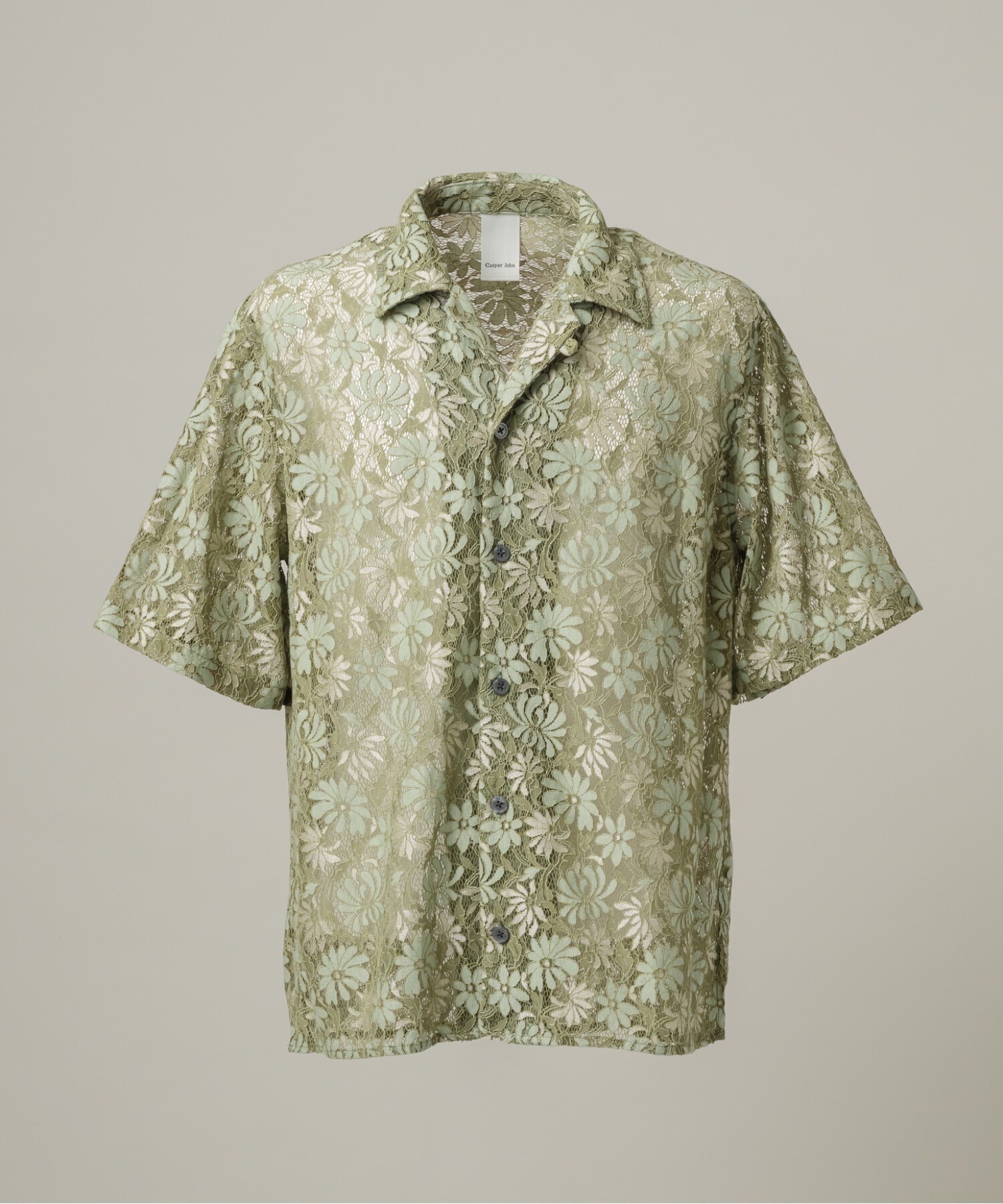 Casper John Flower lace shirts/フラワーレースシャツ