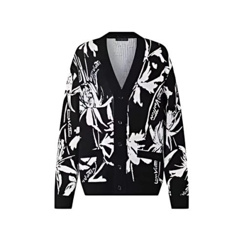 LOUIS VUITTON Thistle Jacquard Cardigan