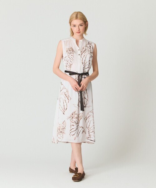 GRACE CLASS ドローイングキャットワンピース
