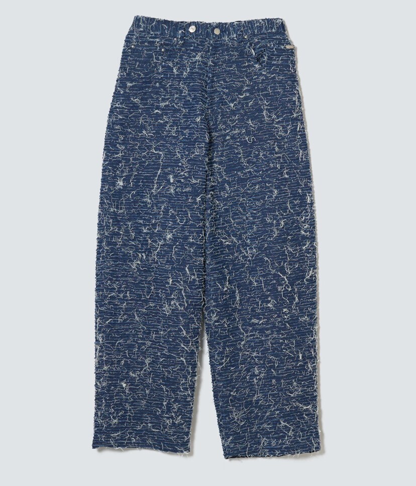 MIKAGE SHIN Bonding Opal Wrapping Denim(Blue)