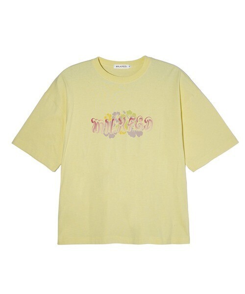 MILKFED. HIBISCUS WIDE S/S TEE