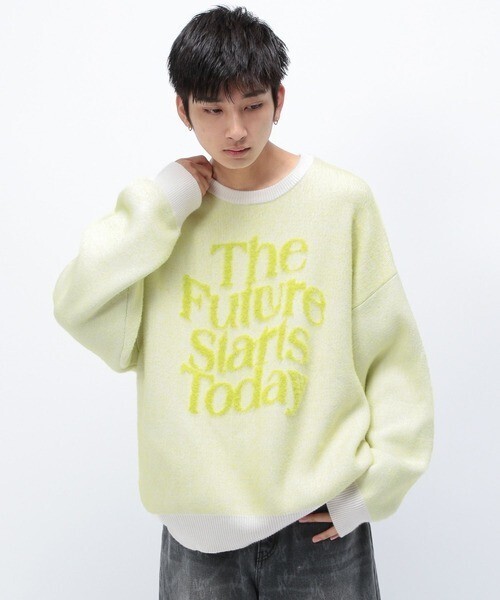 PAGEBOY Anui 【UNISEX】フェザーロゴニット