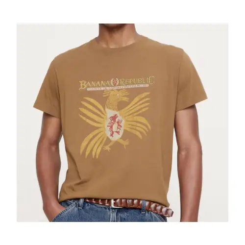 BANANA REPUBLIC アーカイブ リイシュー コットン グラフィック Tシャツ