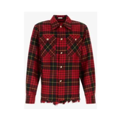 Alexander McQueen ダメージ チェック シャツ
